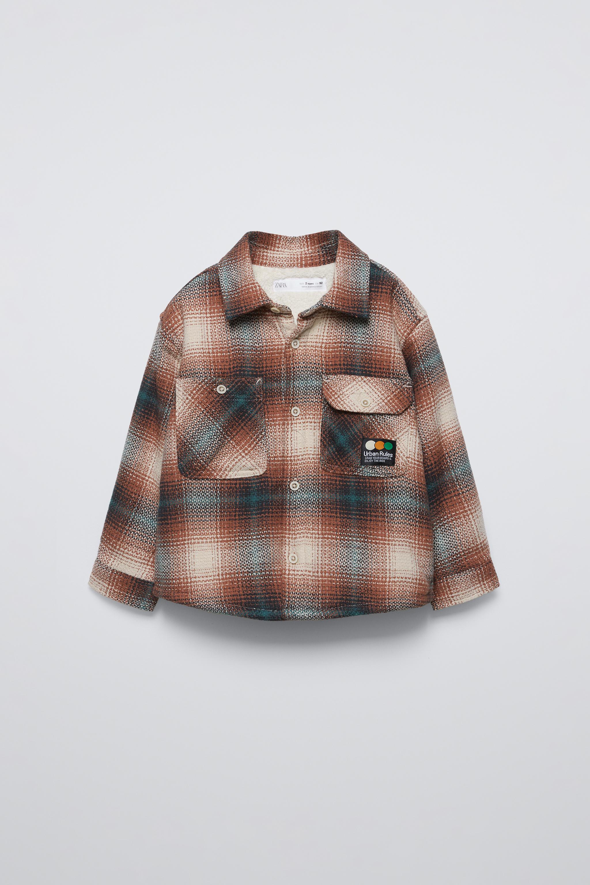 Hotsell Zara Plaid Fleece Jacket 2/3T