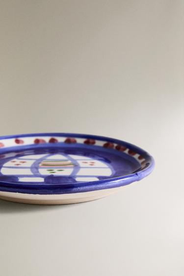ASSIETTE À PAIN CÉRAMIQUE PEINTE - Bleu de Zara - Image 3