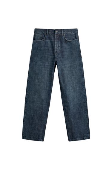 JEANS RELAXED ANKLE FIT SELVEDGE - Marino de Zara