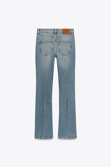 ZW COLLECTION BOOTCUT HIGH-WAIST JEANS - Blue by Zara - Image 6