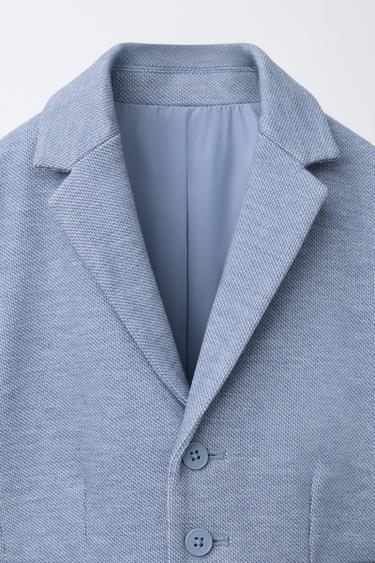 VESTE DE COSTUME CONFORT - Bleu de Zara - Image 2