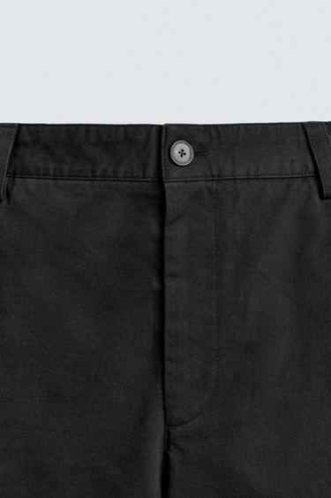 SHORT CARGO COUPE RELAXED ÉDITION LIMITÉE - Bleu marine de Zara - Image 7