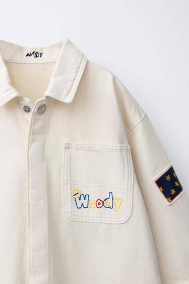 TOY STORY © DISNEY PIXAR EMBROIDERED TWILL OVERSHIRT - Ecru by Zara - Image 2