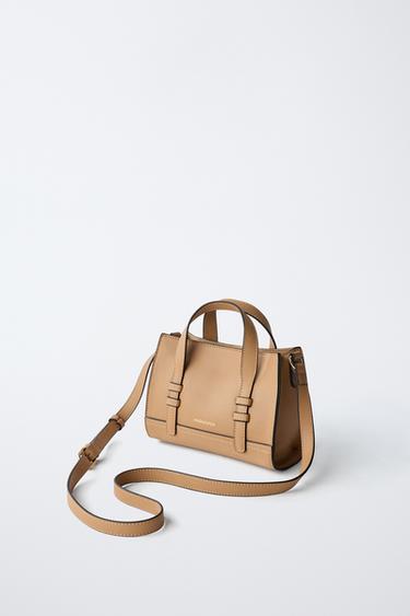 SAC BANDOULIÈRE LISERÉ - Marron de Zara - Image 1