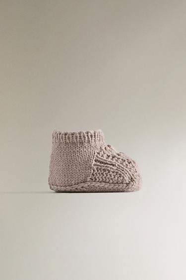 BOTTES TRICOT - Beige de Zara - Image 1