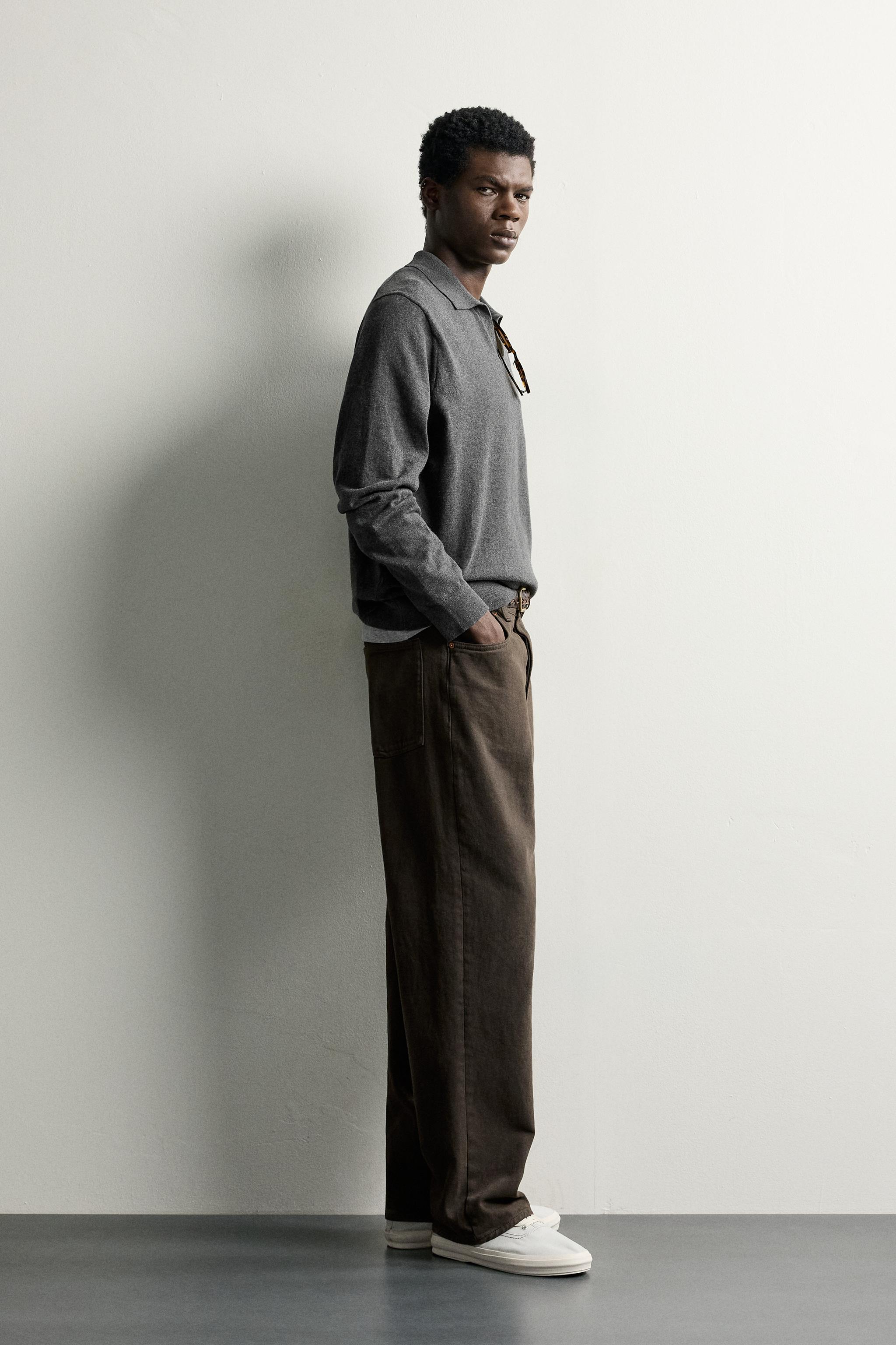 COTTON-BLEND REGULAR FIT KNIT POLO
