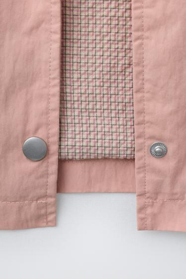 PARKA LÉGÈRE À CAPUCHE - Rose de Zara - Image 7
