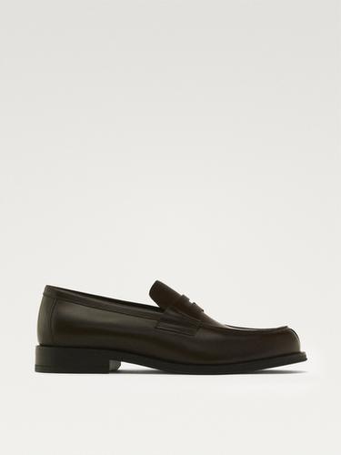 Zara Leather penny loafers - Brown
