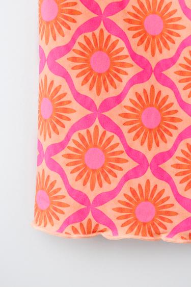 PARÉO IMPRIMÉ SOLEILS - Fuchsia de Zara - Image 3
