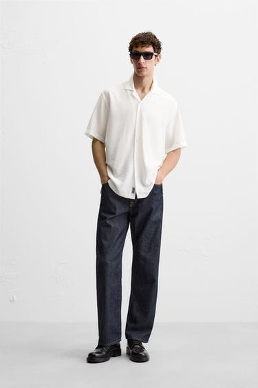 Zara RELAXED FIT FLOWY SHIRT - White - Image 0