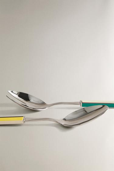 ENSEMBLE COUVERTS SALADE MANCHE RAYURES (LOT DE 2) X COLL本 - rayures de Zara - Image 3