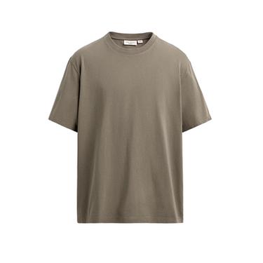 MEDIUM WEIGHT REGULAR FIT ORIGINS T-SHIRT - Taupe grey by Zara