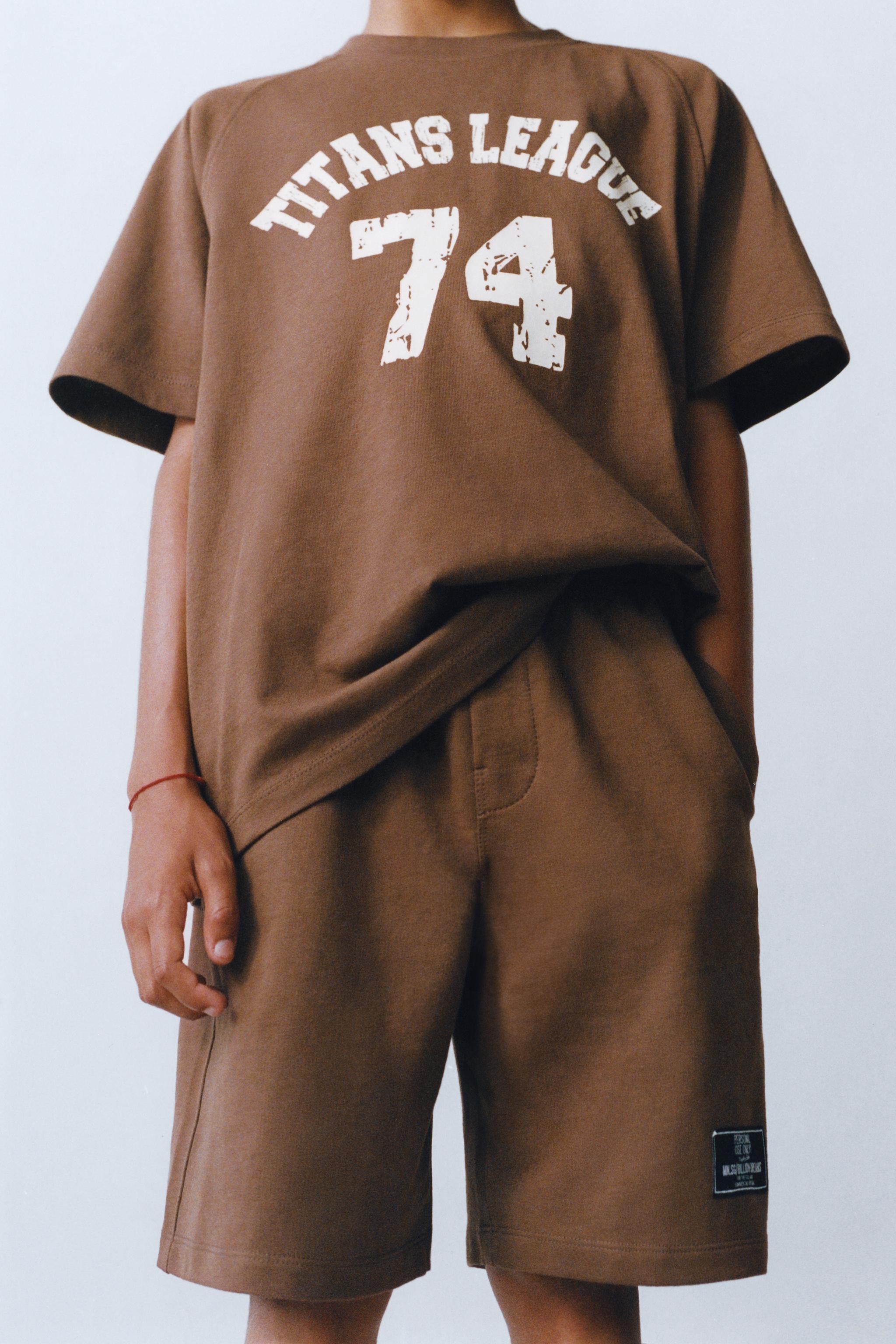 ★LMC★ロゴTシャツ & バミューダショーツ セットアップ プリントTシャツとバミューダショーツのセット - ライム | ZARA
