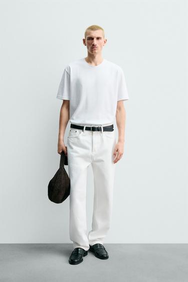 HEAVYWEIGHT SHORT SLEEVE T-SHIRT - White by Zara - Image 0