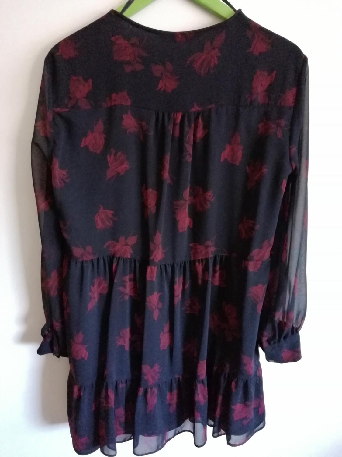 RUFFLED PRINTED DRESS - Image 2