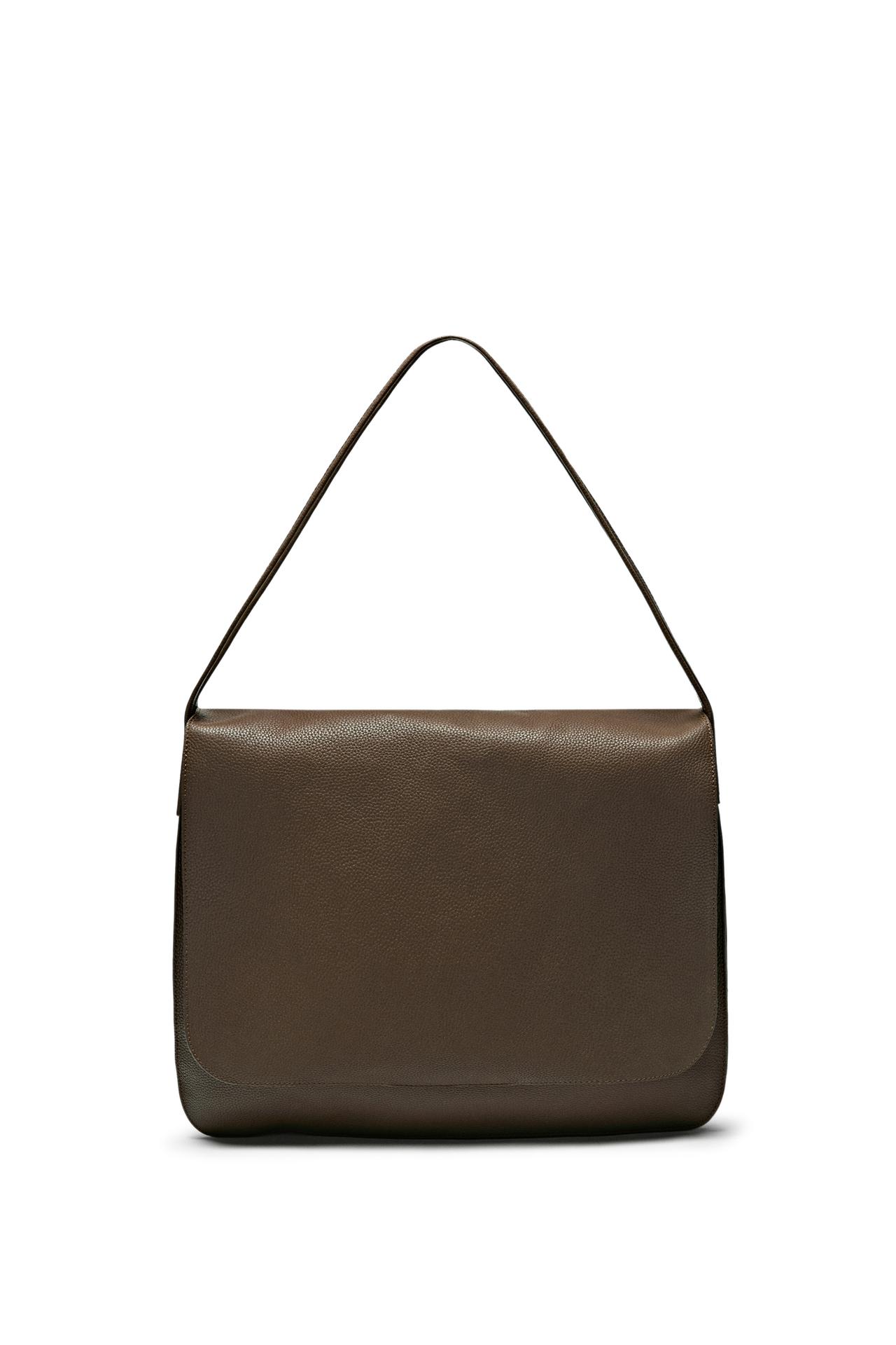 Large nappa leather flap bag - LIMITED EDITION — Light khaki