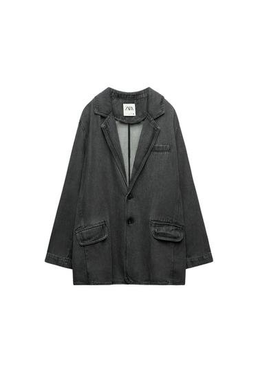 BLAZER DENIM FLUIDA