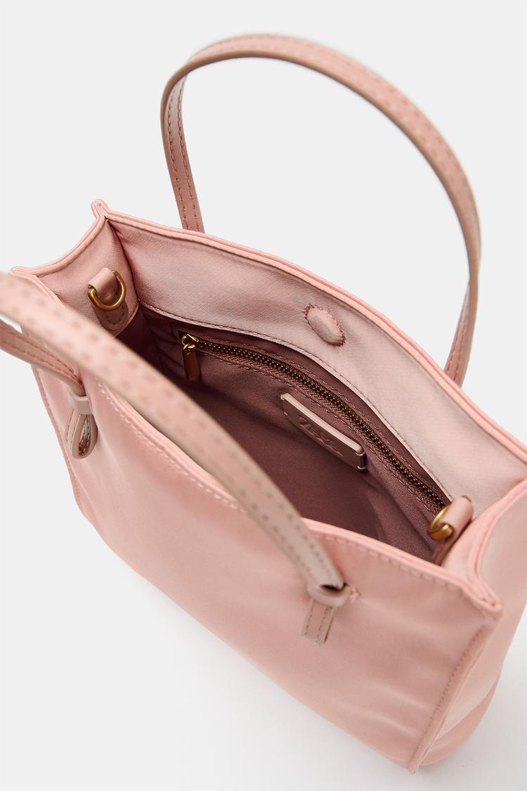 Bolso de mano de satén 6
