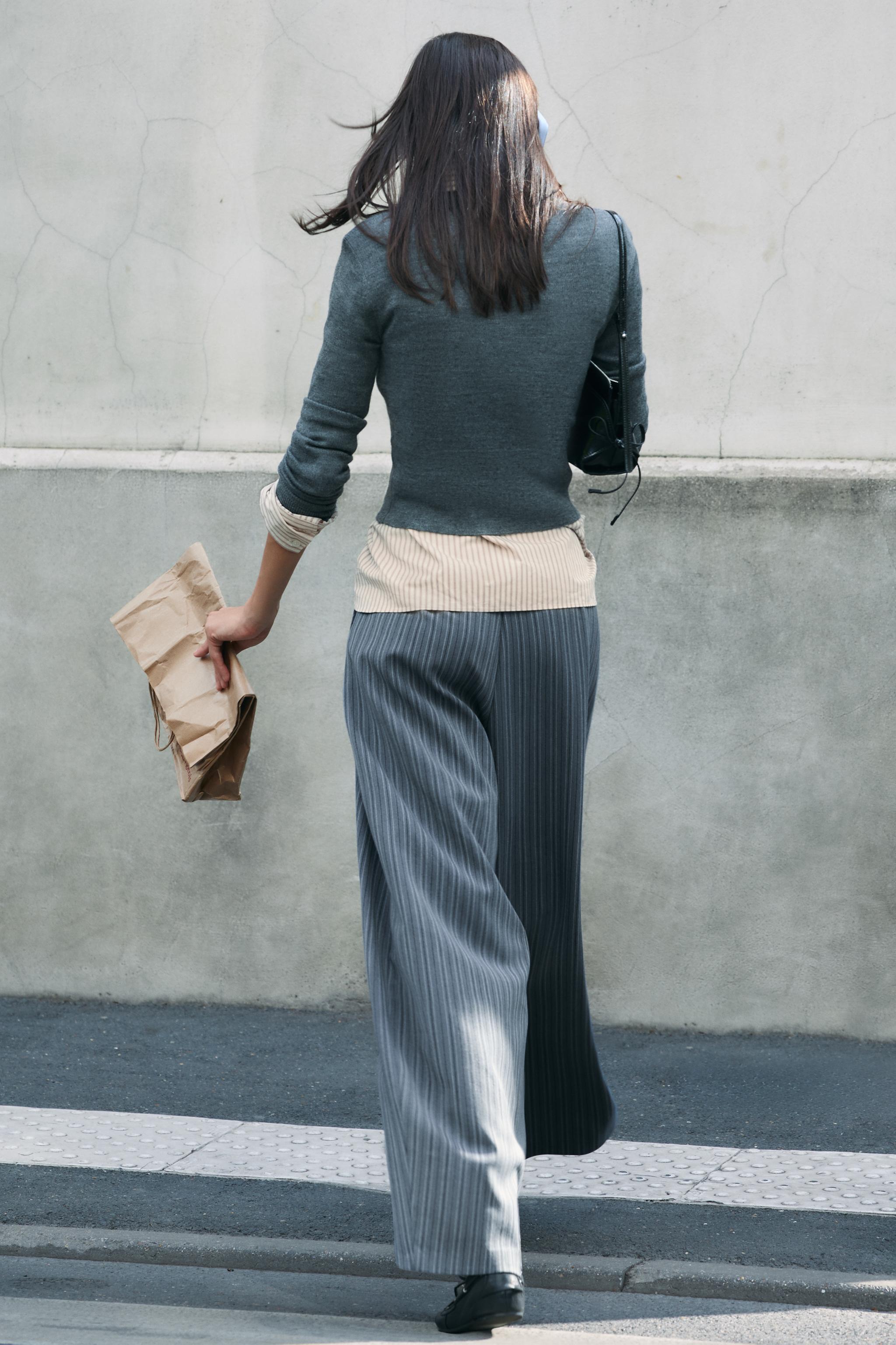 STRIPED BALLOON PANTS