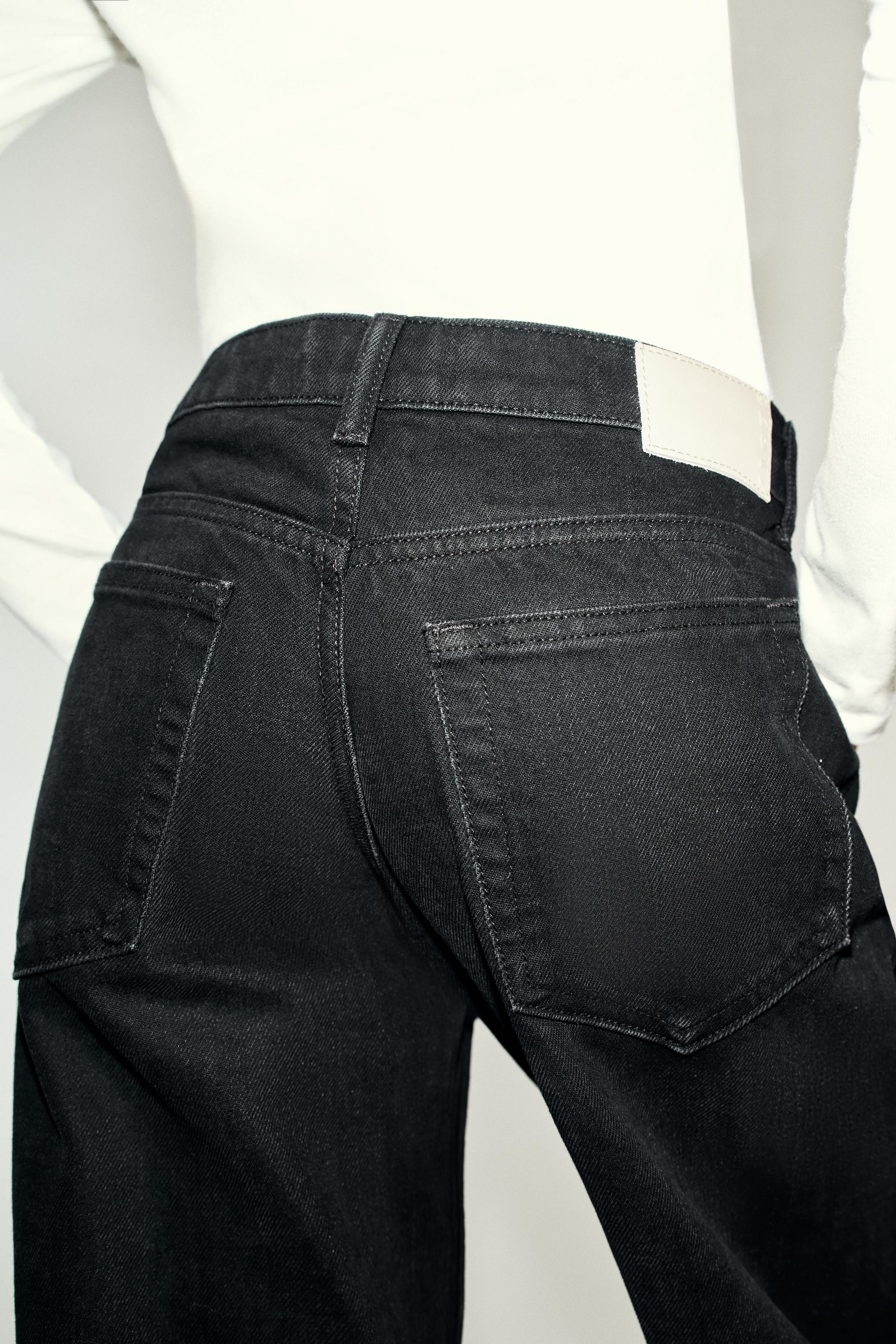 Женские джинсы Zara Z1975 LOW-RISE REGULAR JEANS — фото 7