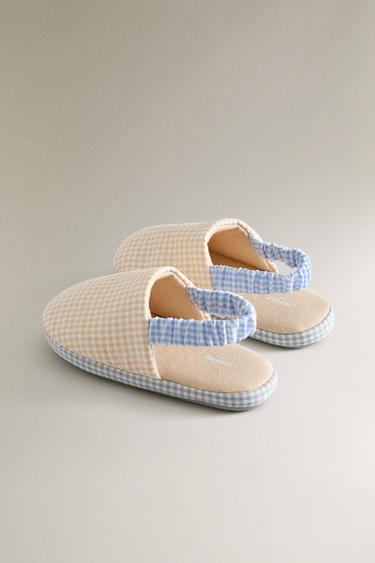 CHAUSSON ENFANT VICHY - Marron brûlé de Zara - Image 3
