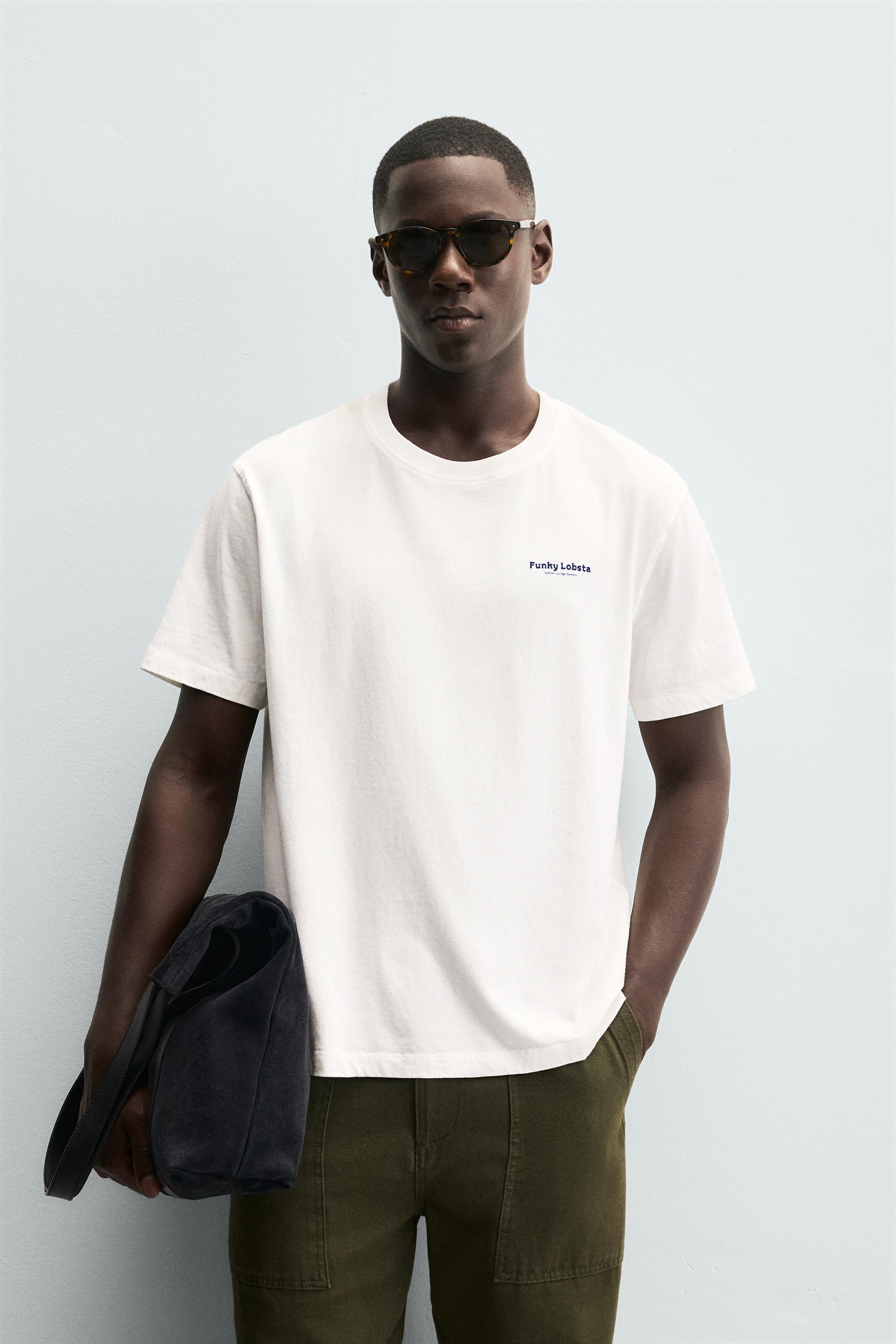 たーちゃん LOBSTER PRINT T-SHIRT - Oyster-white | ZARA United States