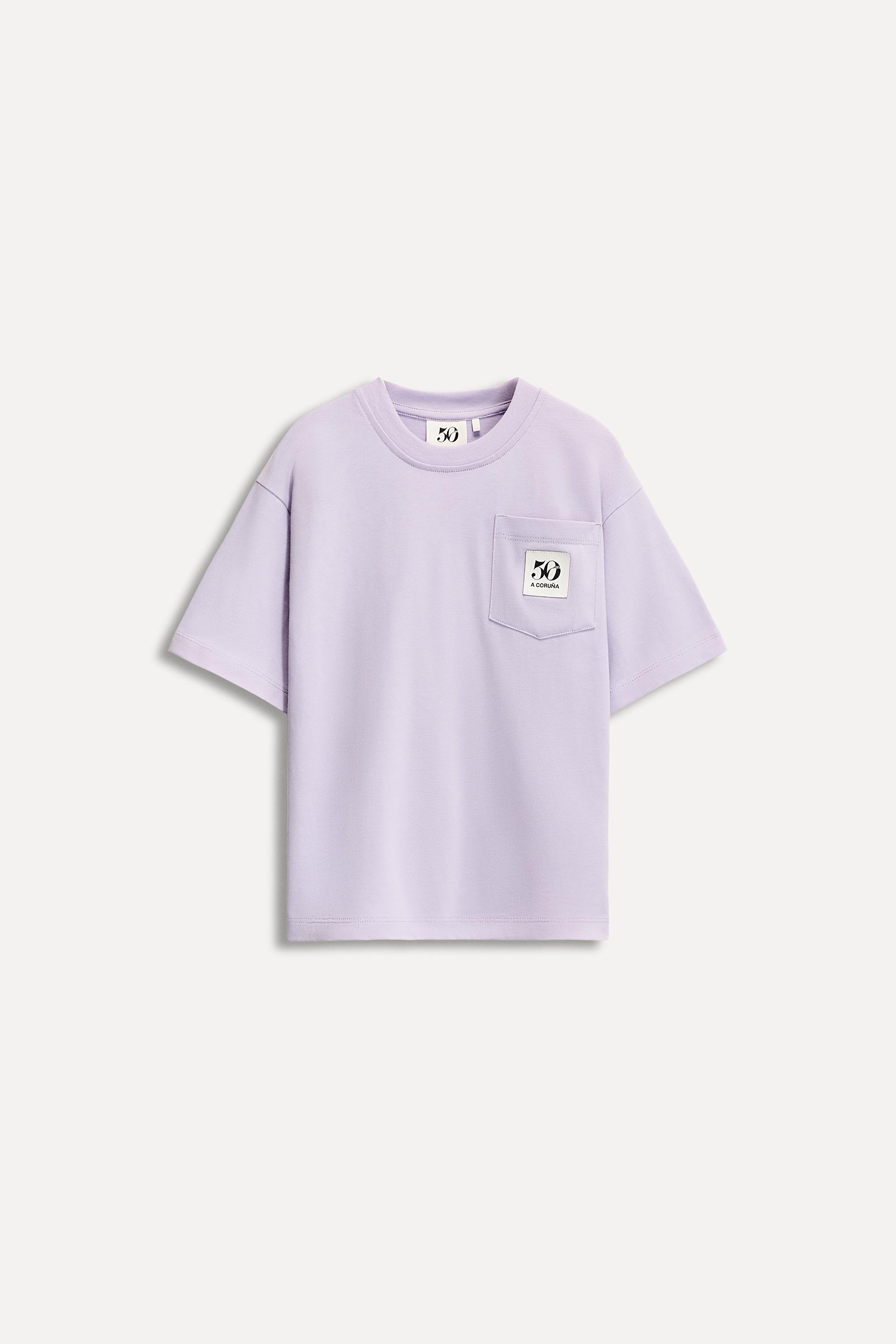 6- YEARS/ 50TH ANNIVERSARY LABEL POCKET T-SHIRT