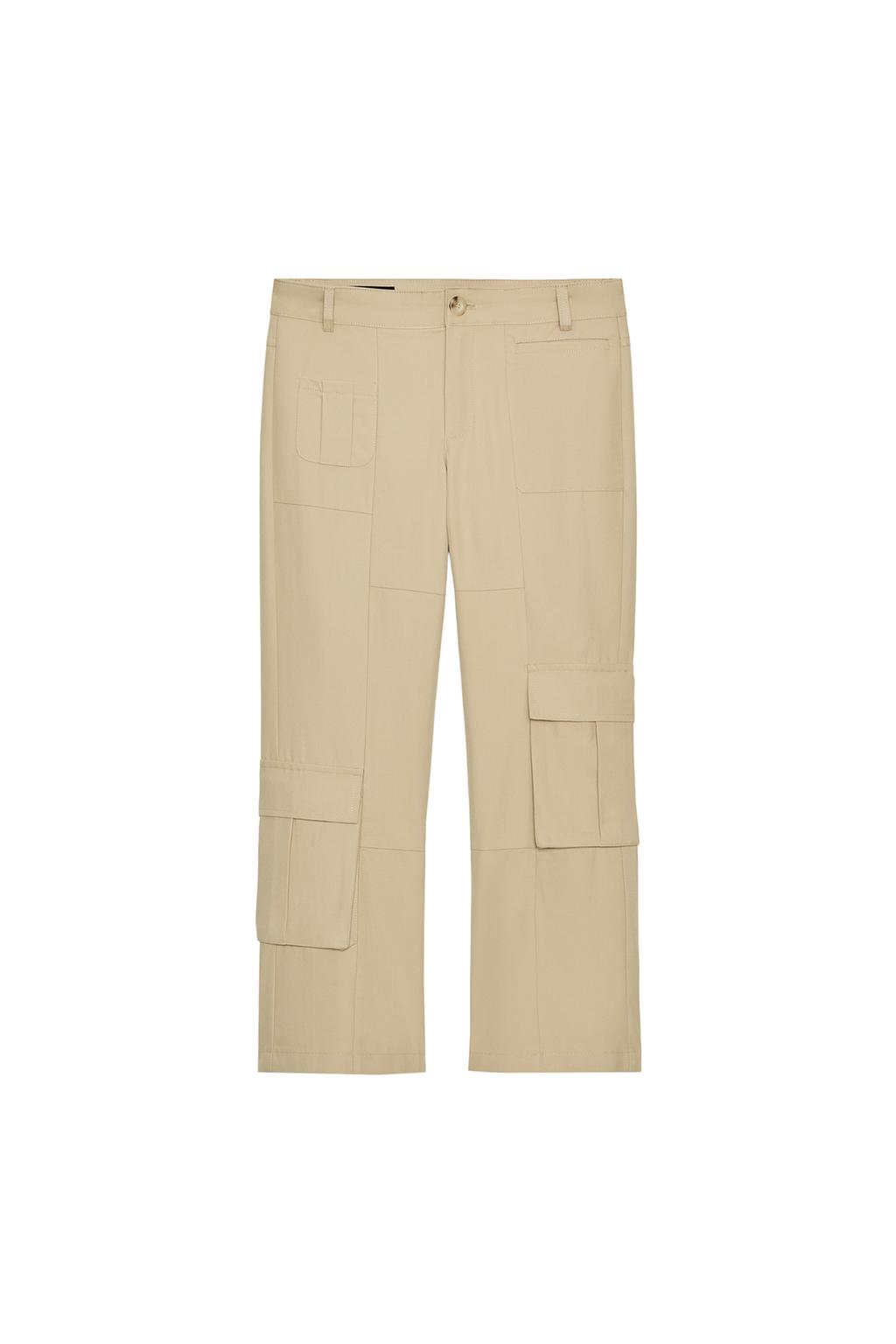 STRAIGHT LEG ANKLE PANTS WITH POCKETS - image 3