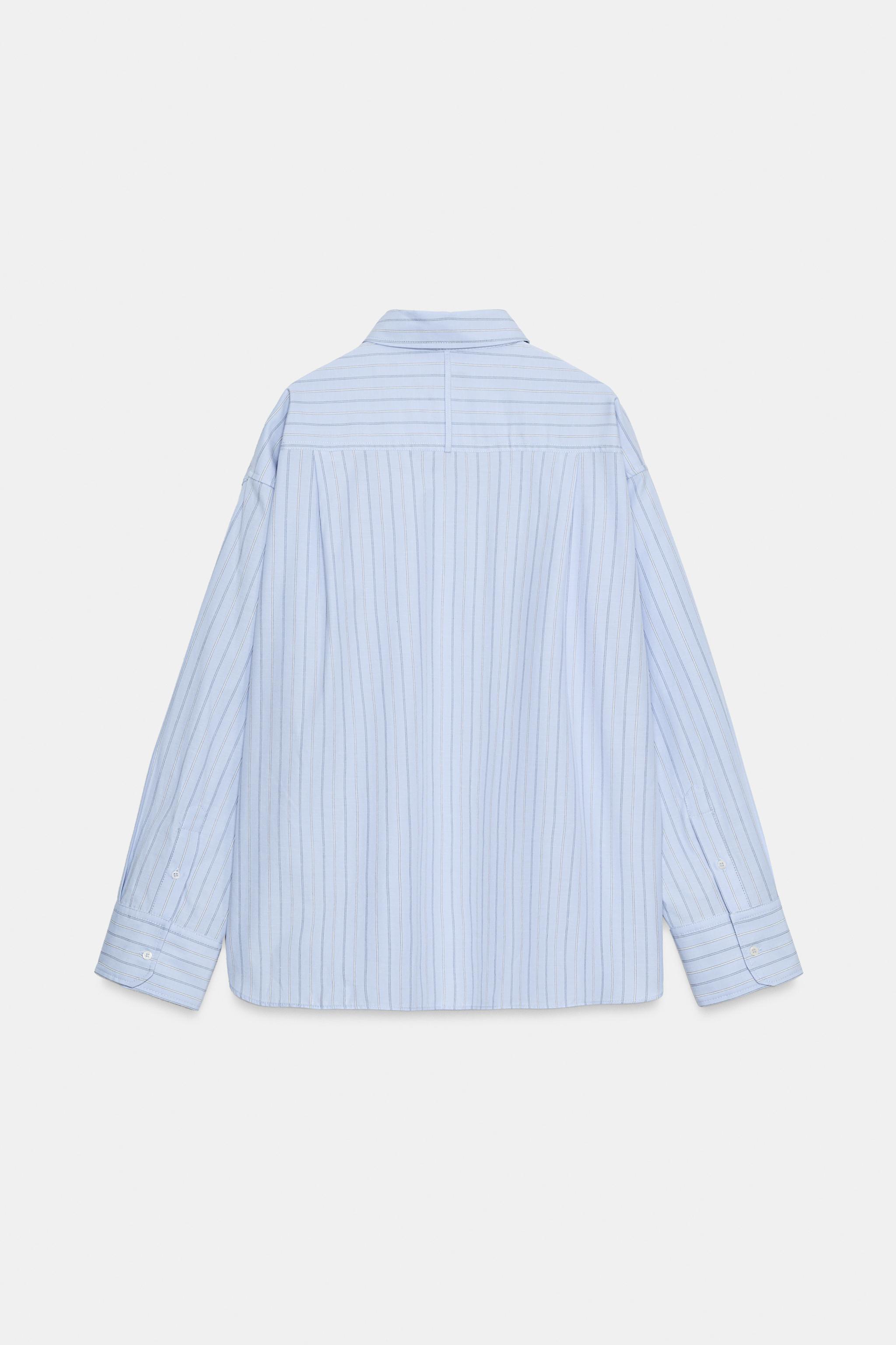 STRIPED OXFORD SHIRT ZW COLLECTION