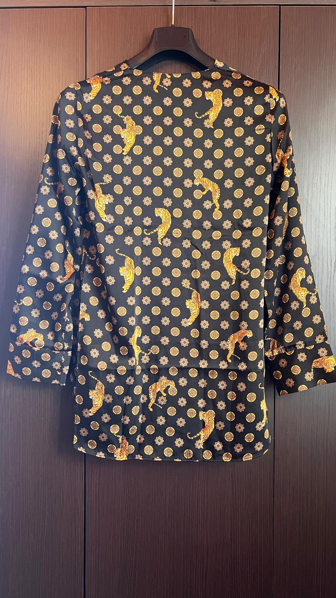 TIGER PRINT BLOUSE - Image 4