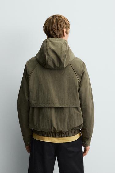 LIGHTWEIGHT WATER-REPELLENT TECHNICAL JACKET - Khaki by Zara - Image 2