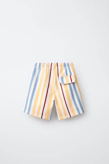 SHORT À RAYURES - Multicolore de Zara - Image 1