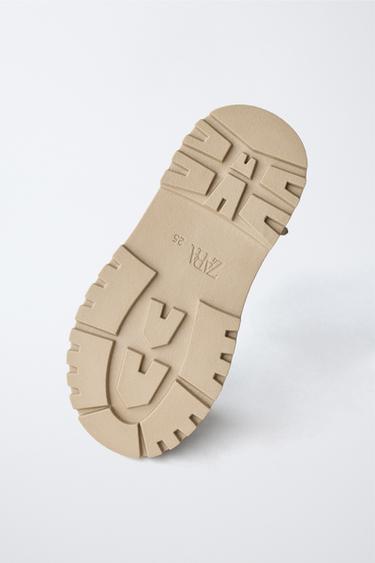 BOTTES FLEURS - Marron sable de Zara - Image 6