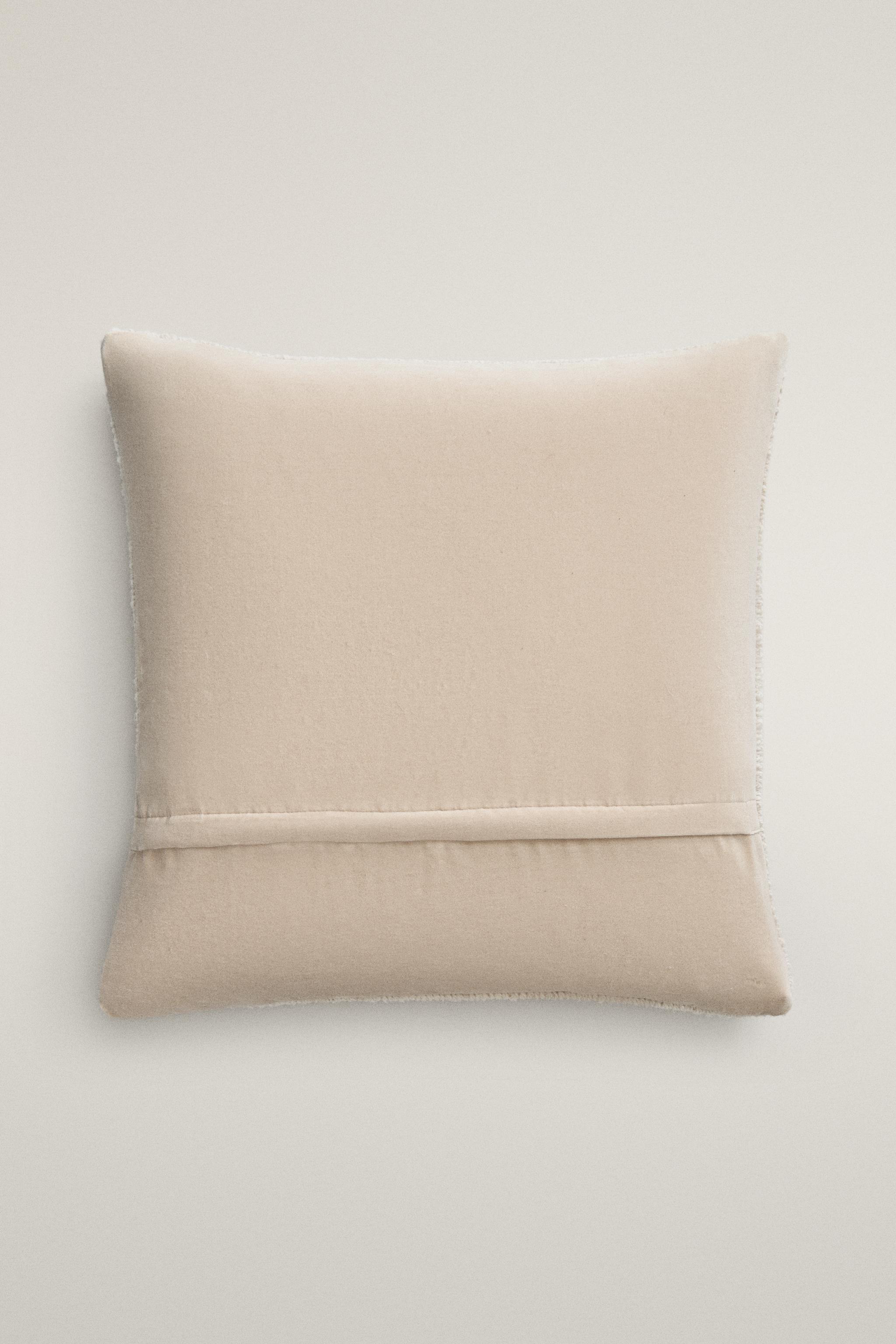 Wool christmas tree throw pillow cover
