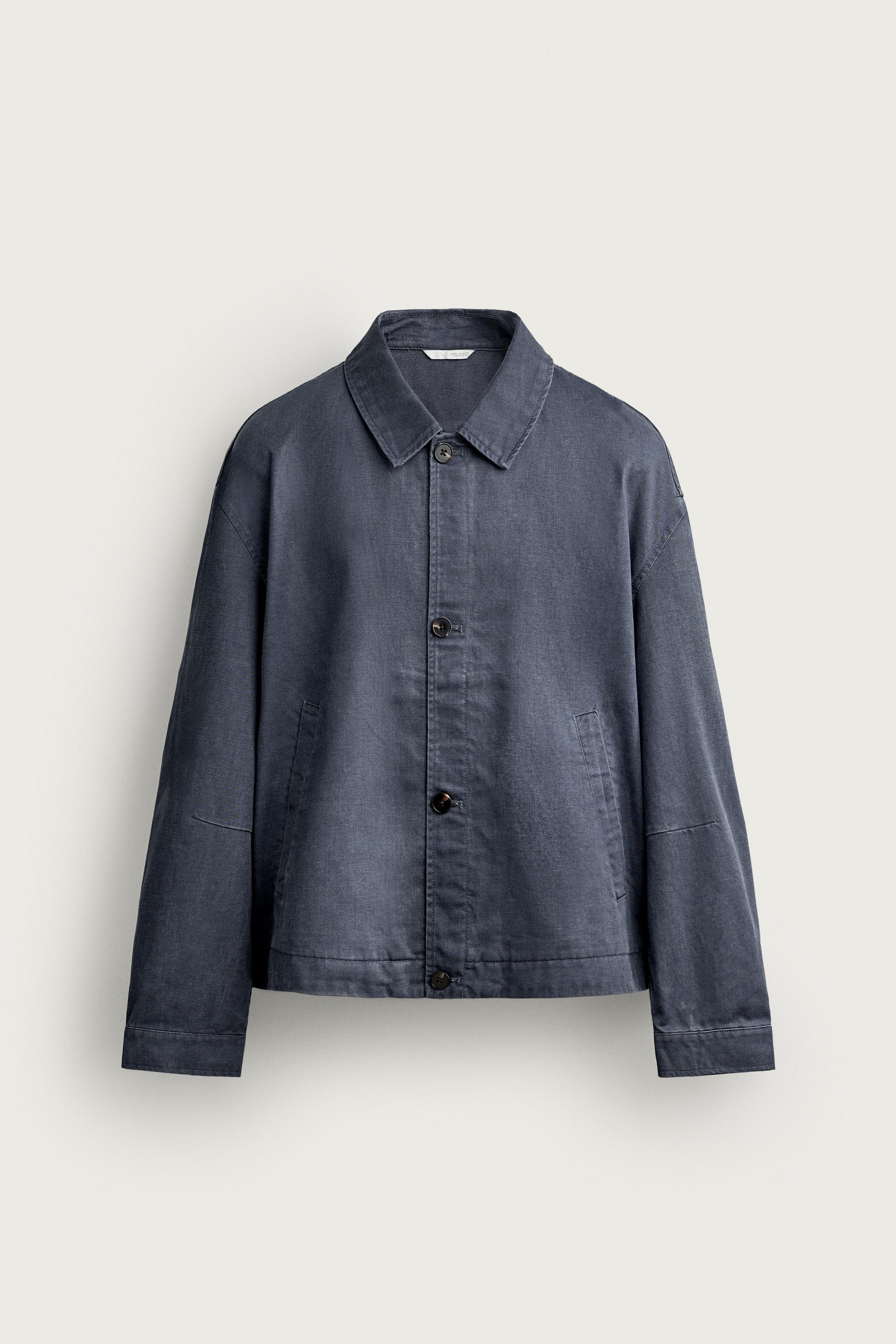 LYOCELL-COTTON RELAXED FIT OVERSHIRT