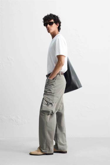 SLIM FIT MEDIUM WEIGHT T-SHIRT - White by Zara - Image 3