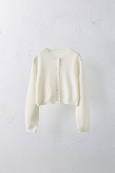 6-10 YEARS/ LIMITED EDITION 100% CASHMERE JACKET - Ecru by Zara