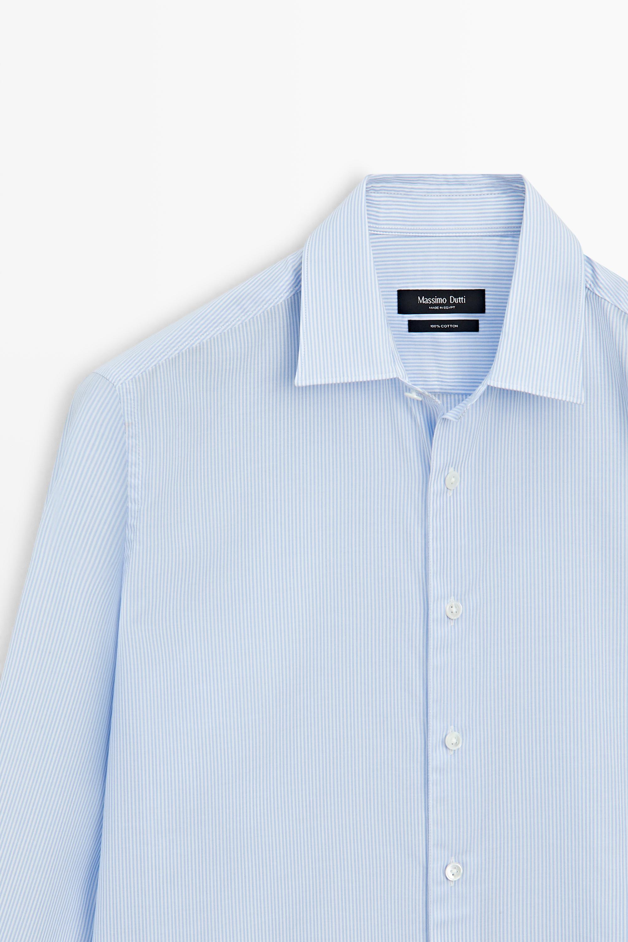Striped regular fit shirt