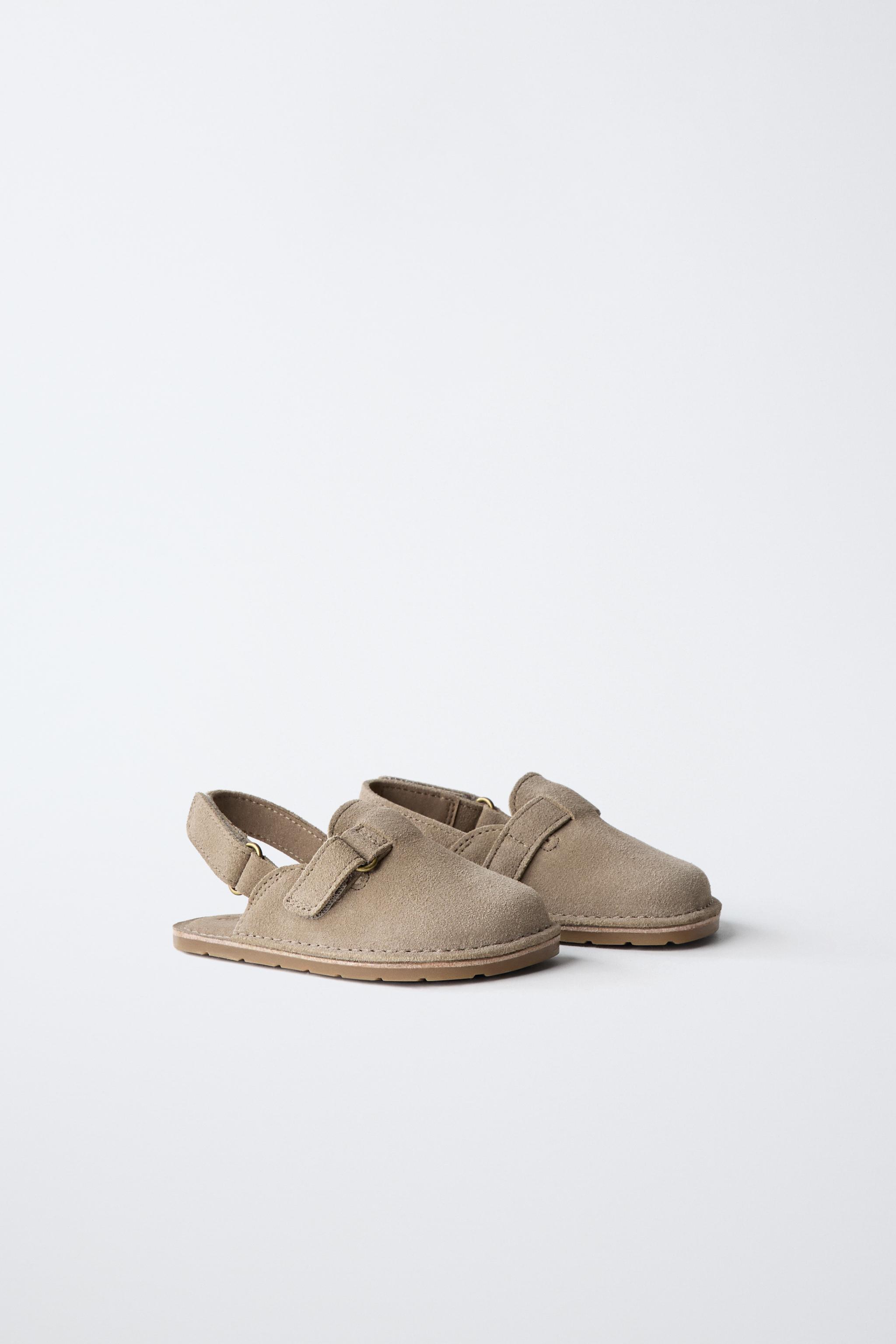 Детские сабо Zara LEATHER BAREFOOT CLOGS — фото 2