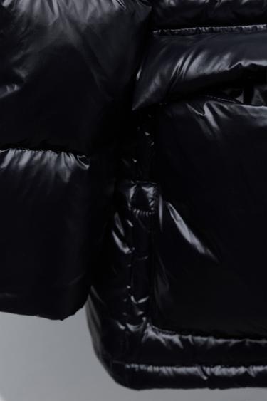 DOUDOUNE EN PLUME ET DUVET DÉPERLANTE - Noir de Zara - Image 5