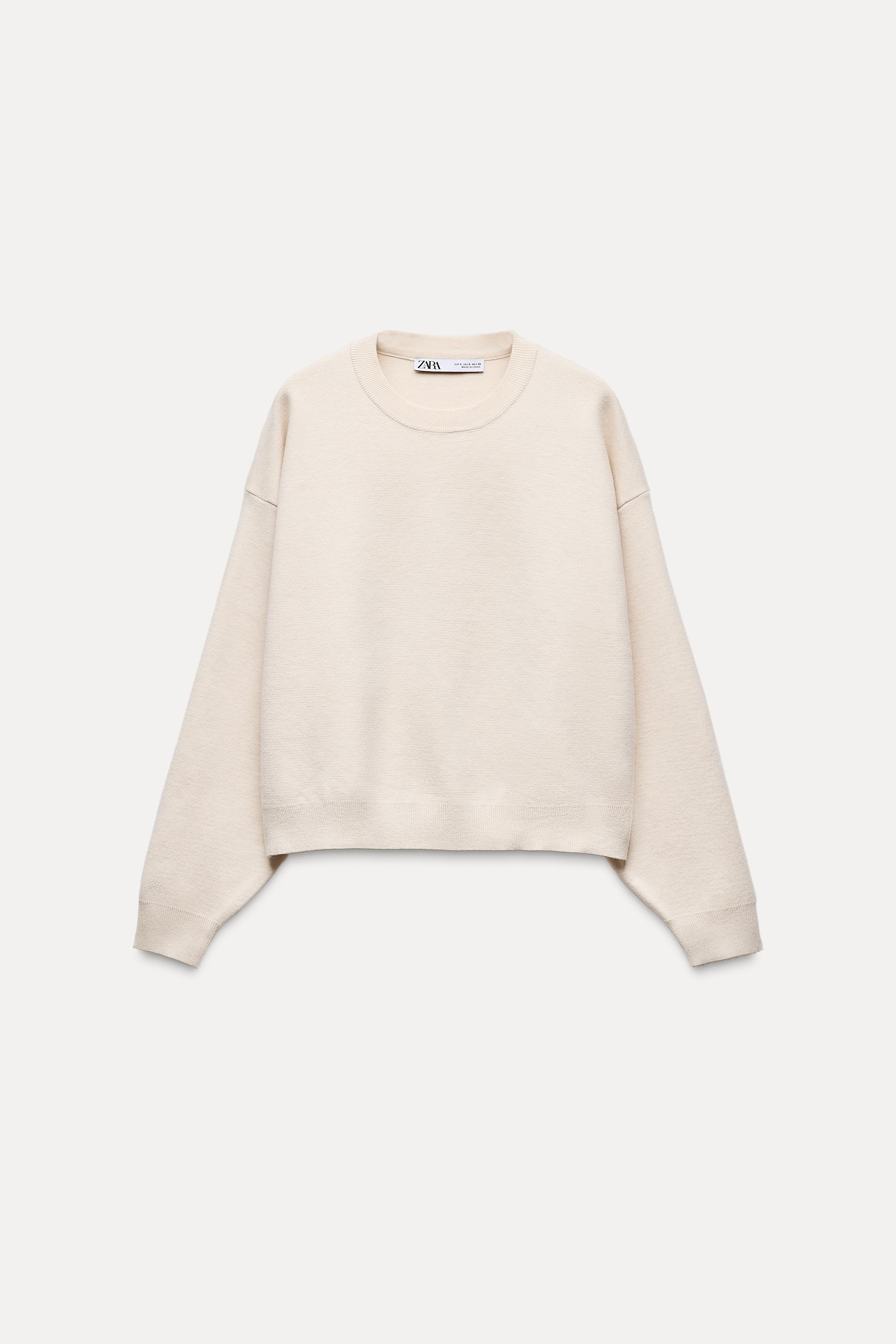 Basic sweatshirt zara sale