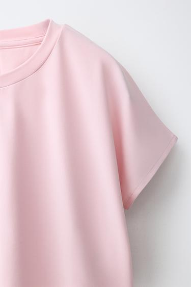T-SHIRT DE SPORT FLUIDE - Rose de Zara - Image 3