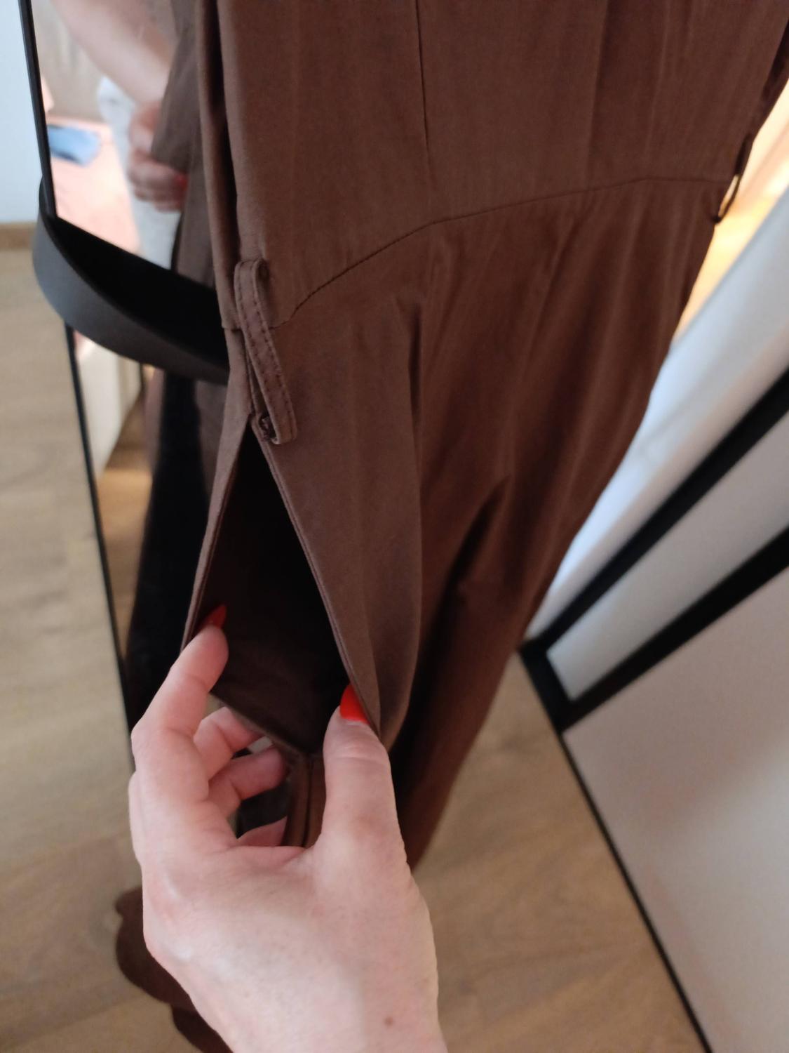 MIDI DRESS WITH BELT - Image 6