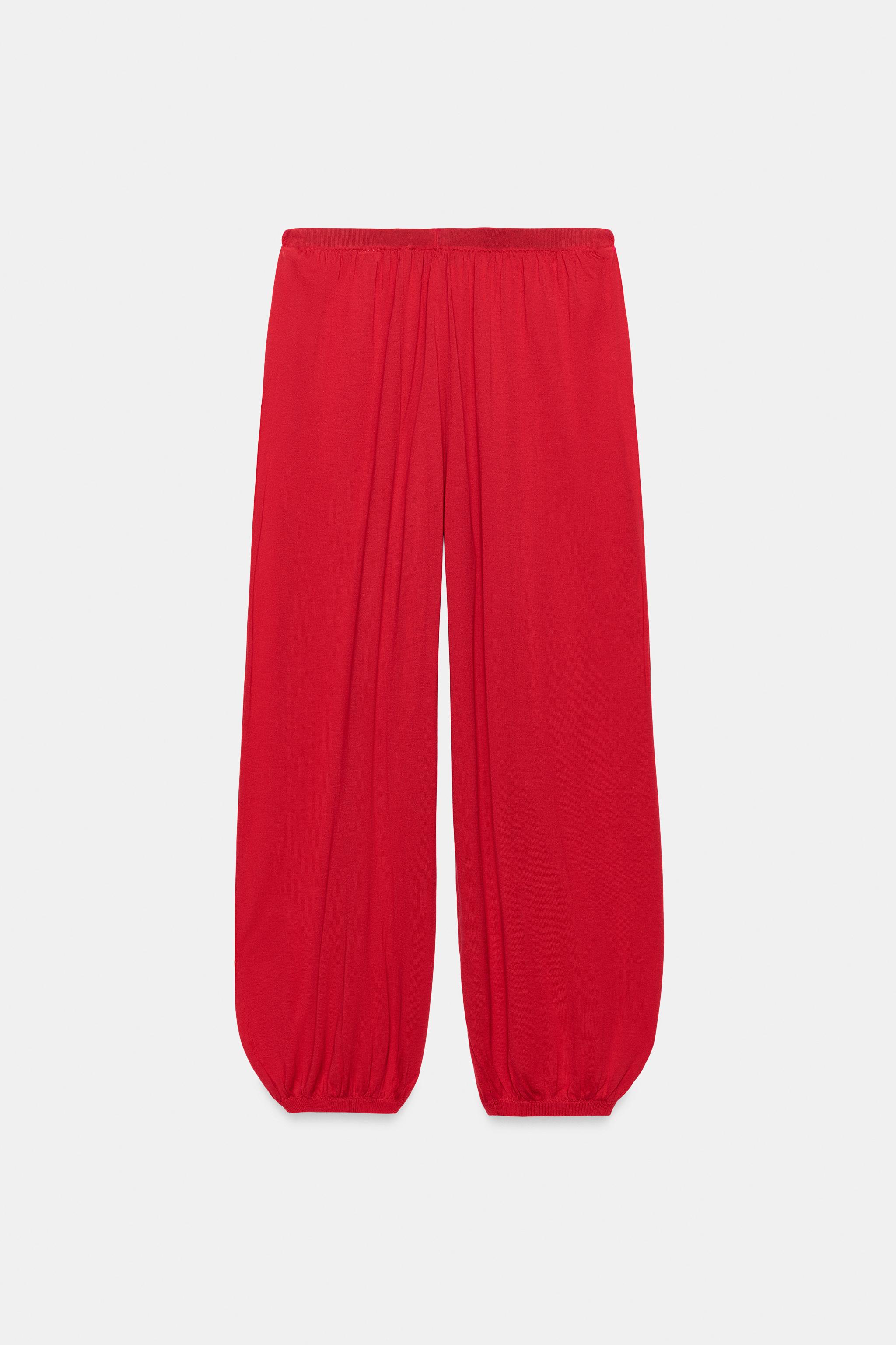 PANTALON BOUFFANT EN MAILLE