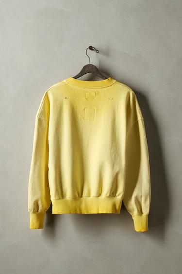 SWEAT COL RUBAN X SR_A - Jaune de Zara - Image 1