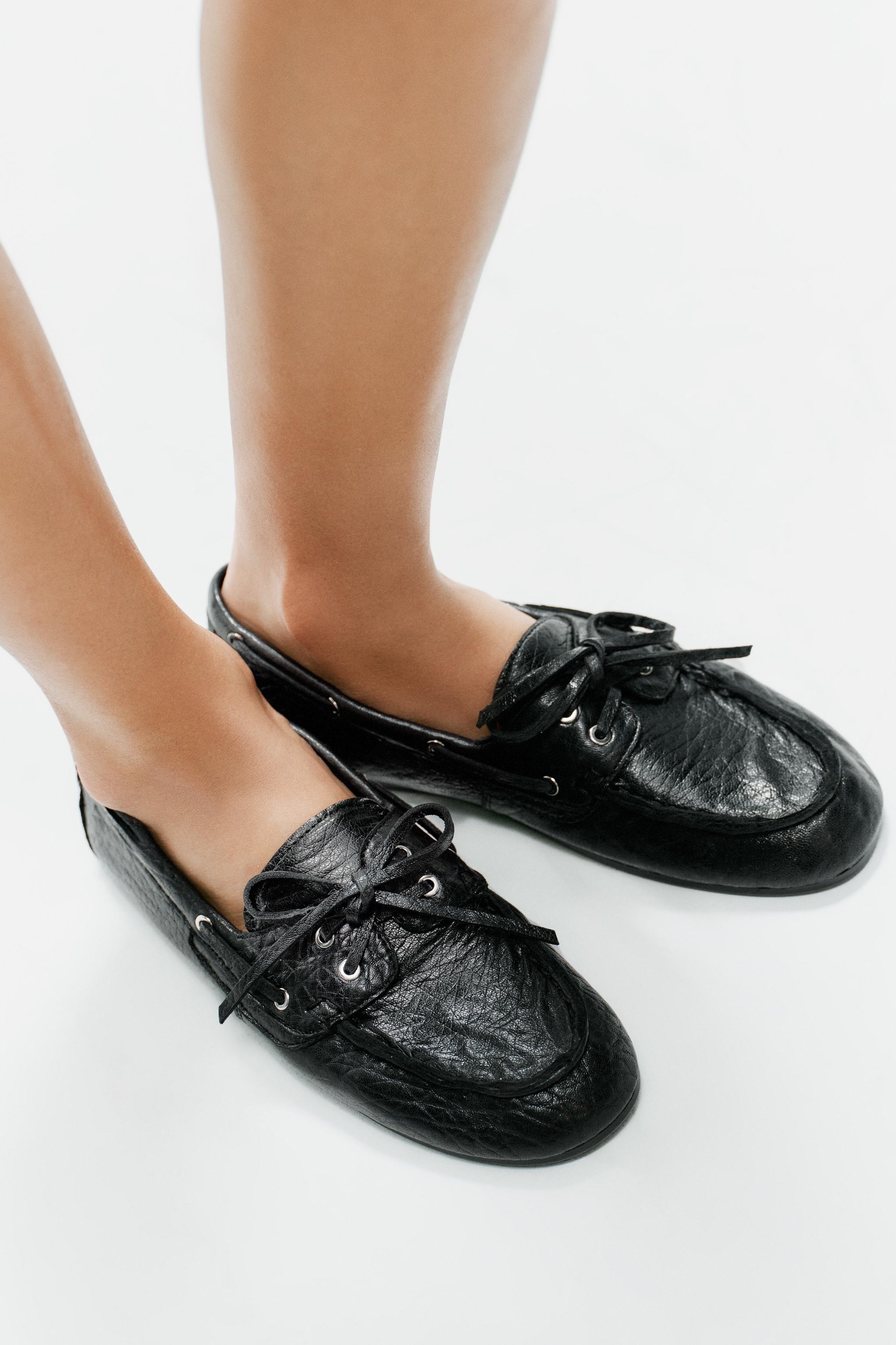MOCASSINS BATEAU EN CUIR