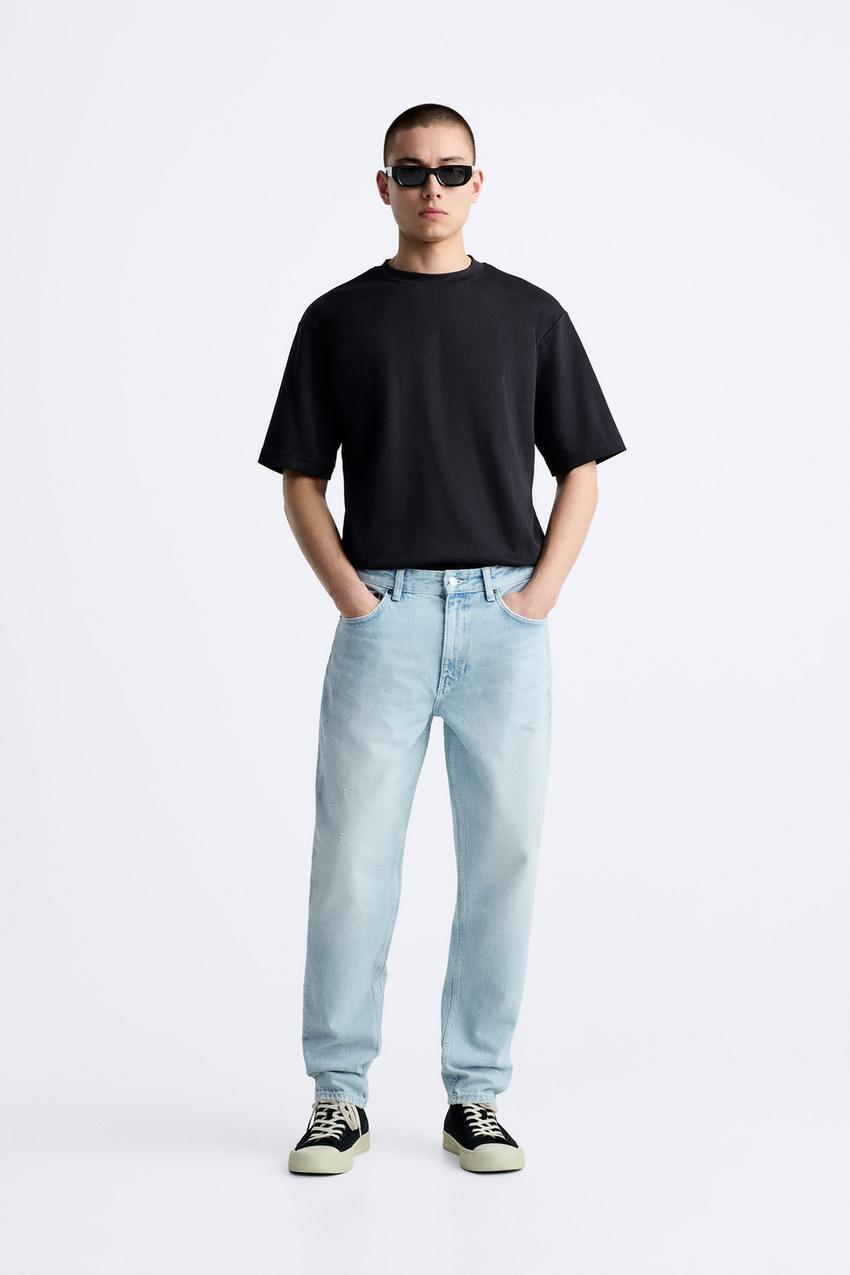 Zara mens blue jeans Clearance