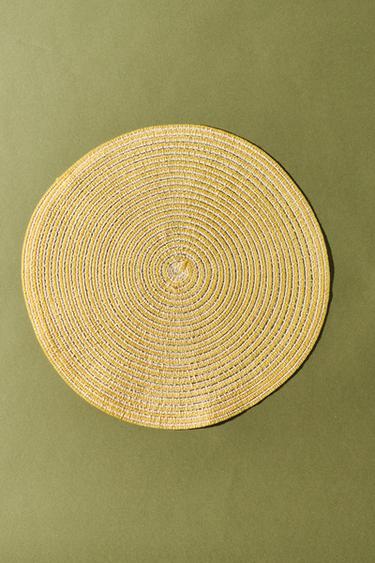 PACK OF ROUND PLACEMATS (PACK OF 2) - Curry by Zara - Image 4