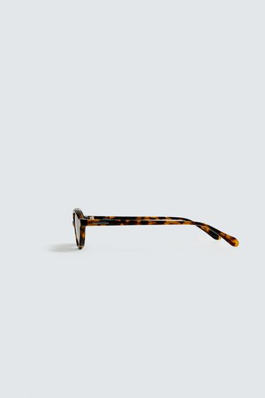 LUNETTES DE SOLEIL OVALES - Écaille de Zara - Image 1