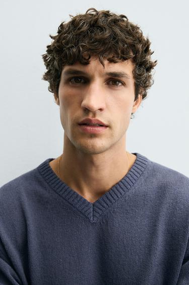 TEXTURED STRUCTURE SWEATER - Faded blue by Zara - Image 5